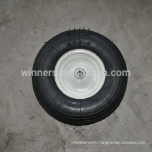 13x4.00-6 tubeless lawn mover wheel inflatable wheel